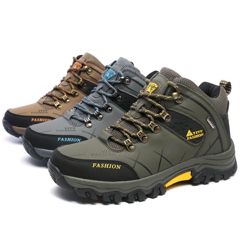 Men's Water-Resistant Winter Hiking Boots