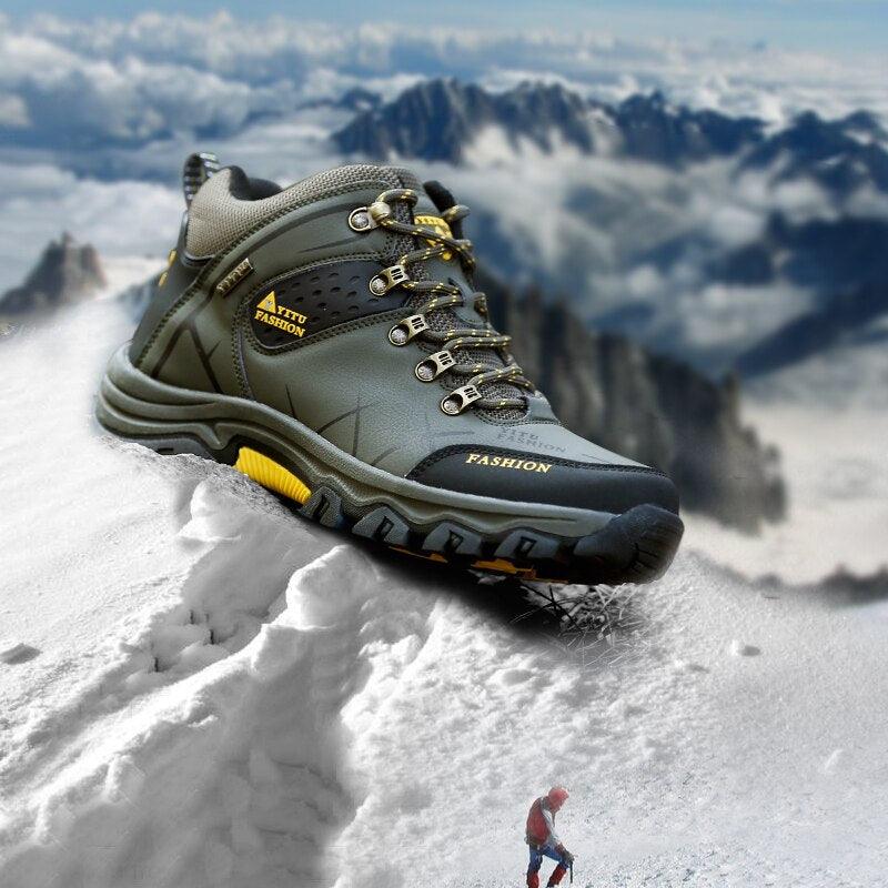 Men's Water-Resistant Winter Hiking Boots
