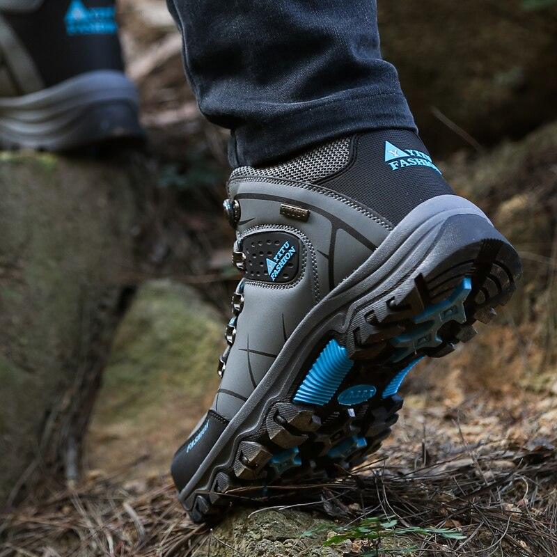 Men's Water-Resistant Winter Hiking Boots
