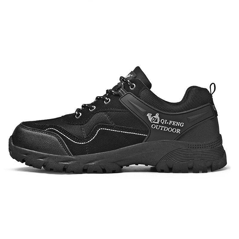 Men's Leather Low-Cut Hiking Shoes