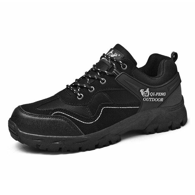 Men's Leather Low-Cut Hiking Shoes