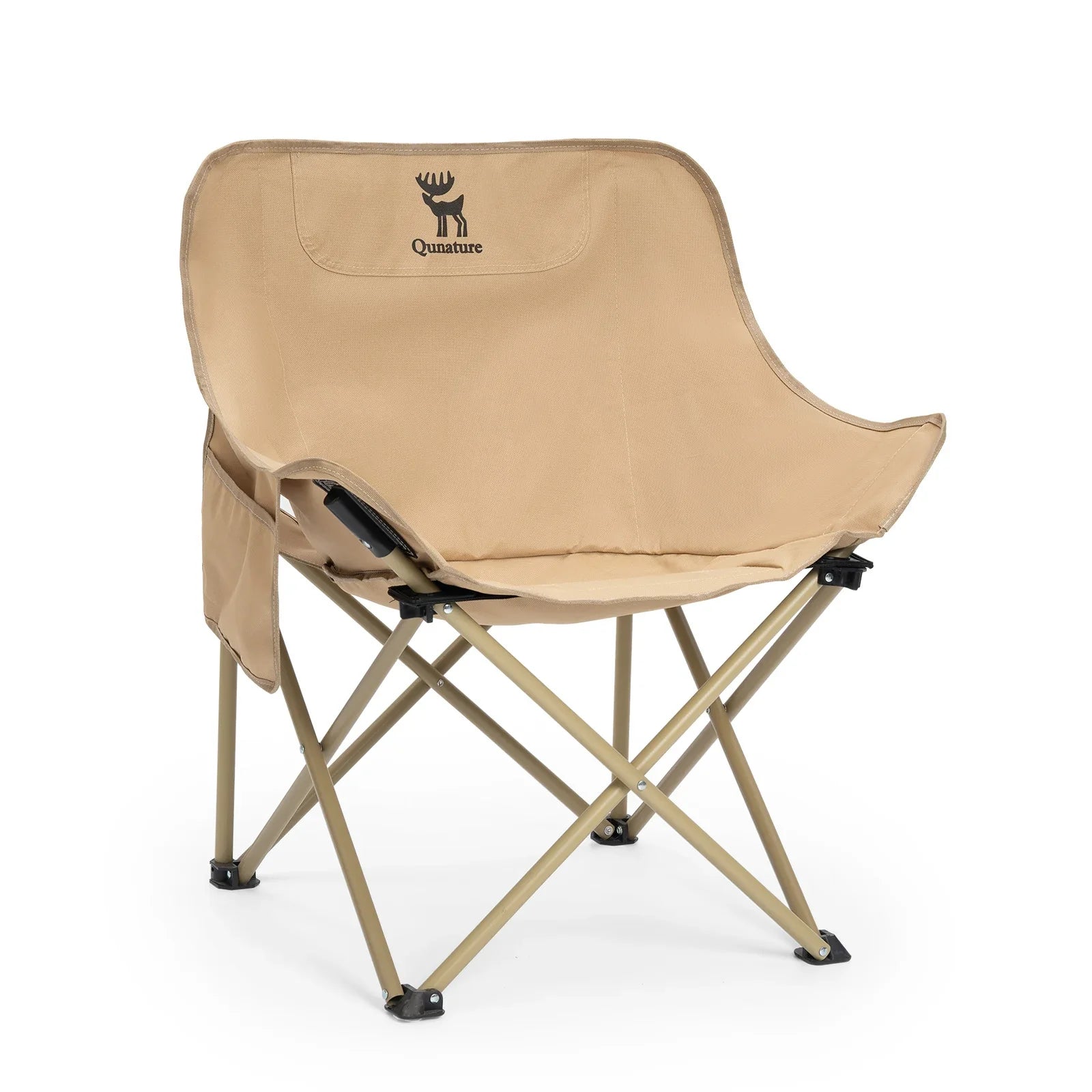 Folding Carbon Steel Camping Chair Adult Kids Sizes