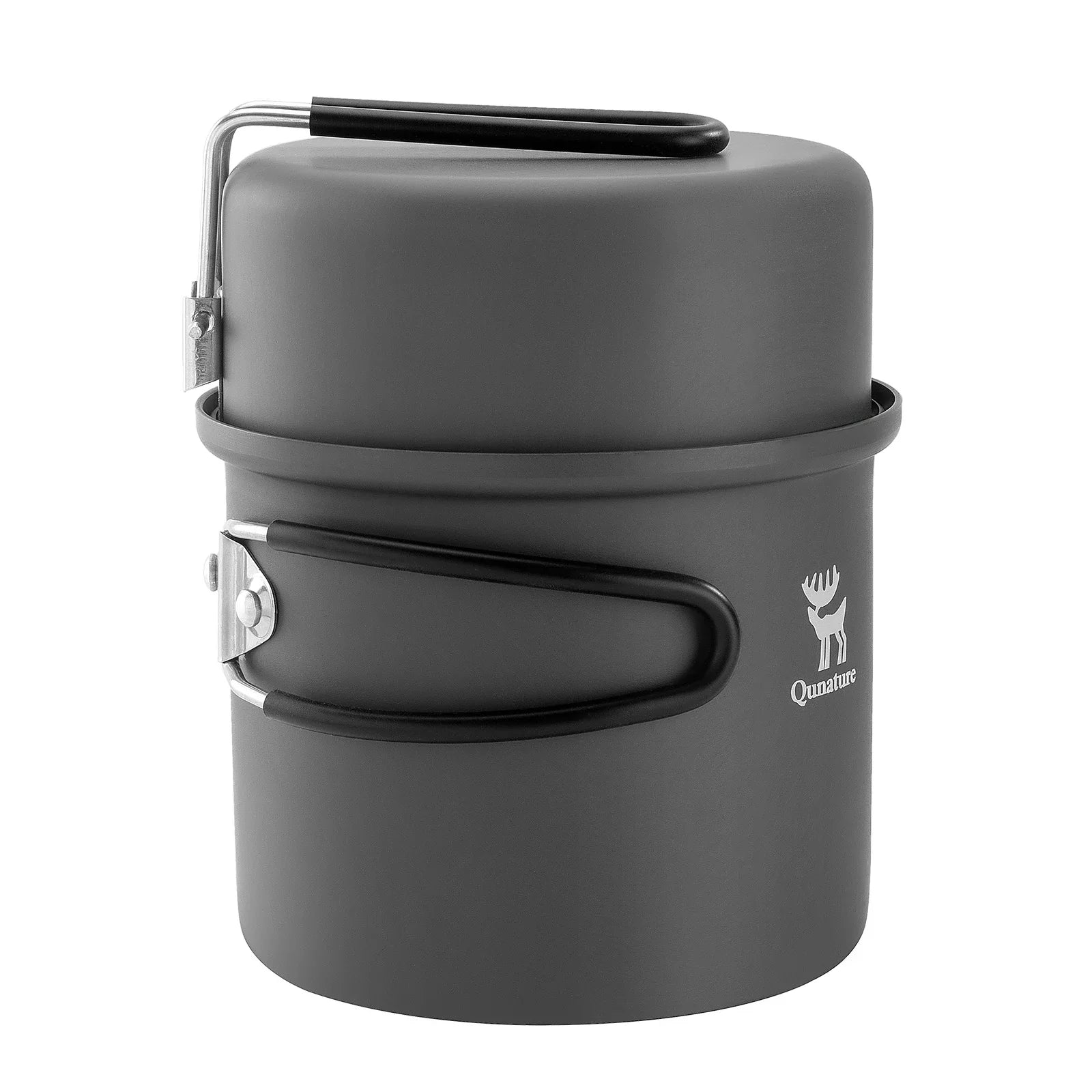 Ultra-Light Aluminum Camping Cookware Set Nestable Design