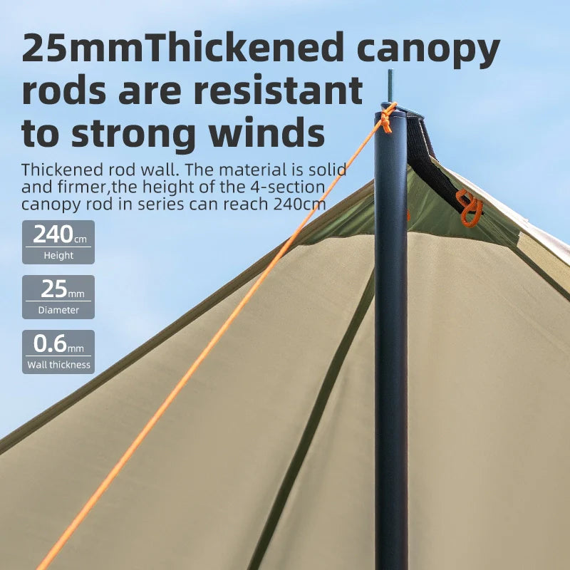 Waterproof UPF50+ Camping Canopy Sun Shelter Tent