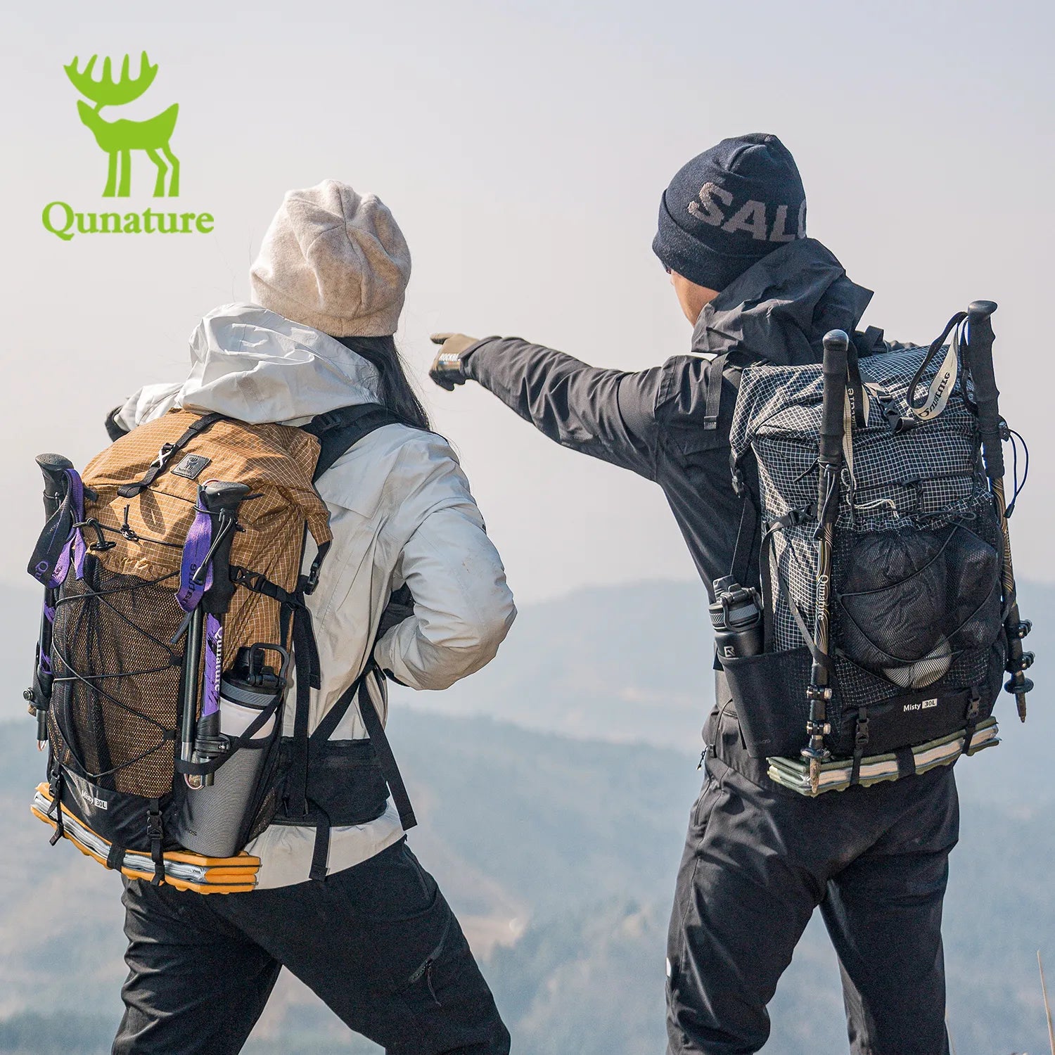 30-35L Lightweight Waterproof Large Hiking Backpack Daypack