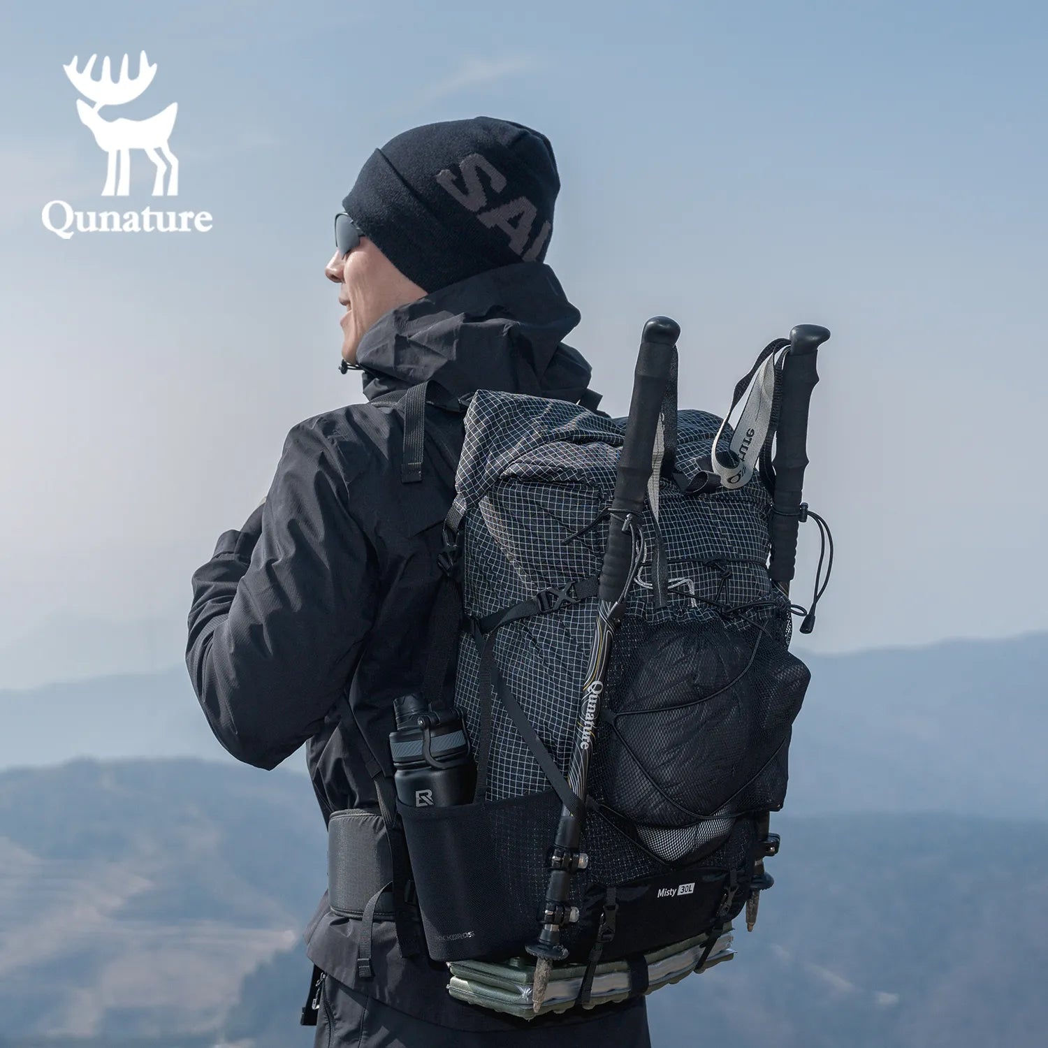 30-35L Lightweight Waterproof Large Hiking Backpack Daypack