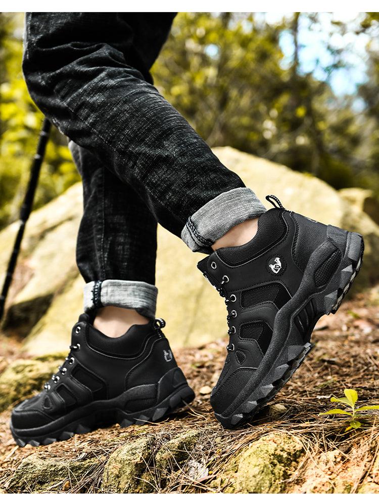 Men's Warm Fur Winter Hiking Boots