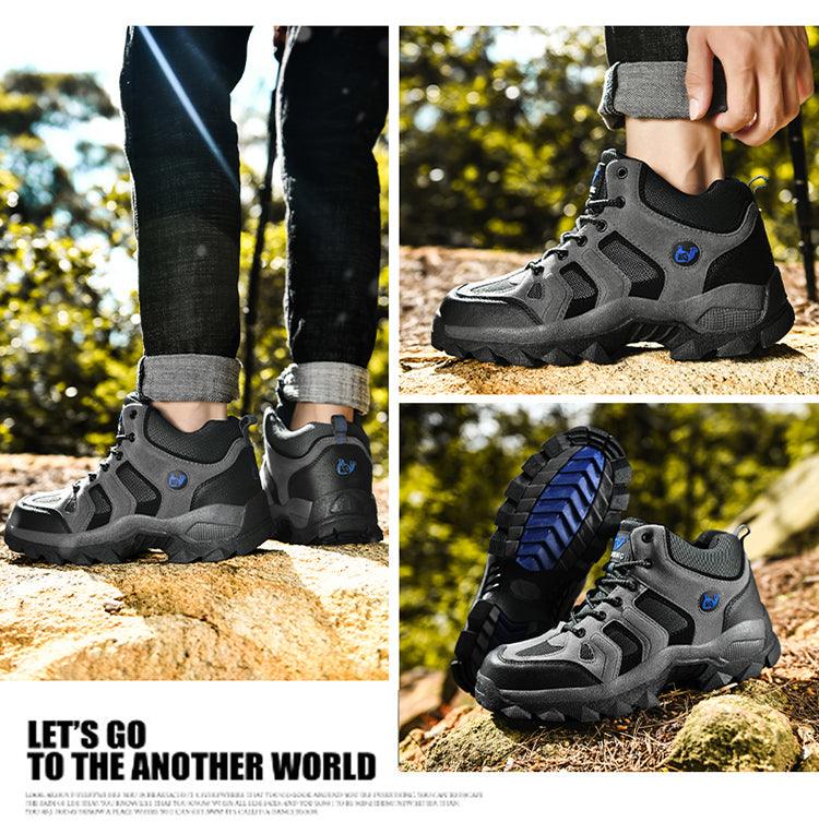 Men's Warm Fur Winter Hiking Boots