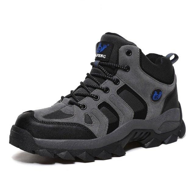 Men's Warm Fur Winter Hiking Boots