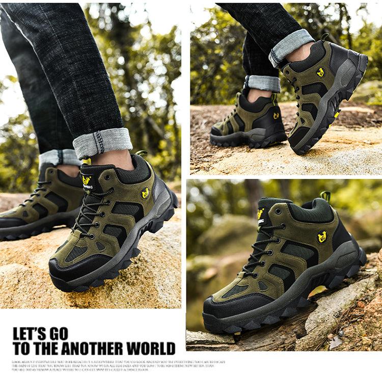 Men's Warm Fur Winter Hiking Boots