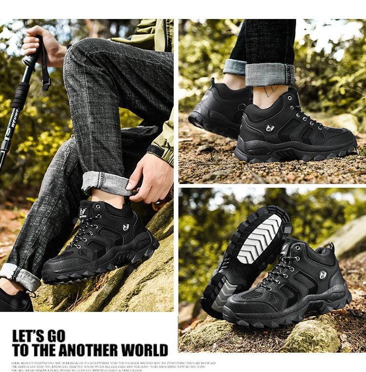 Men's Warm Fur Winter Hiking Boots