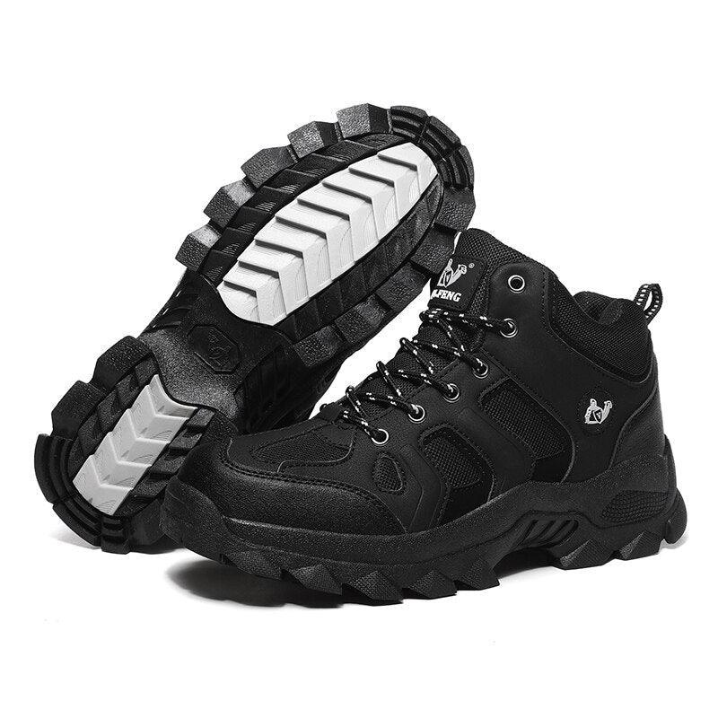 Men's Warm Fur Winter Hiking Boots