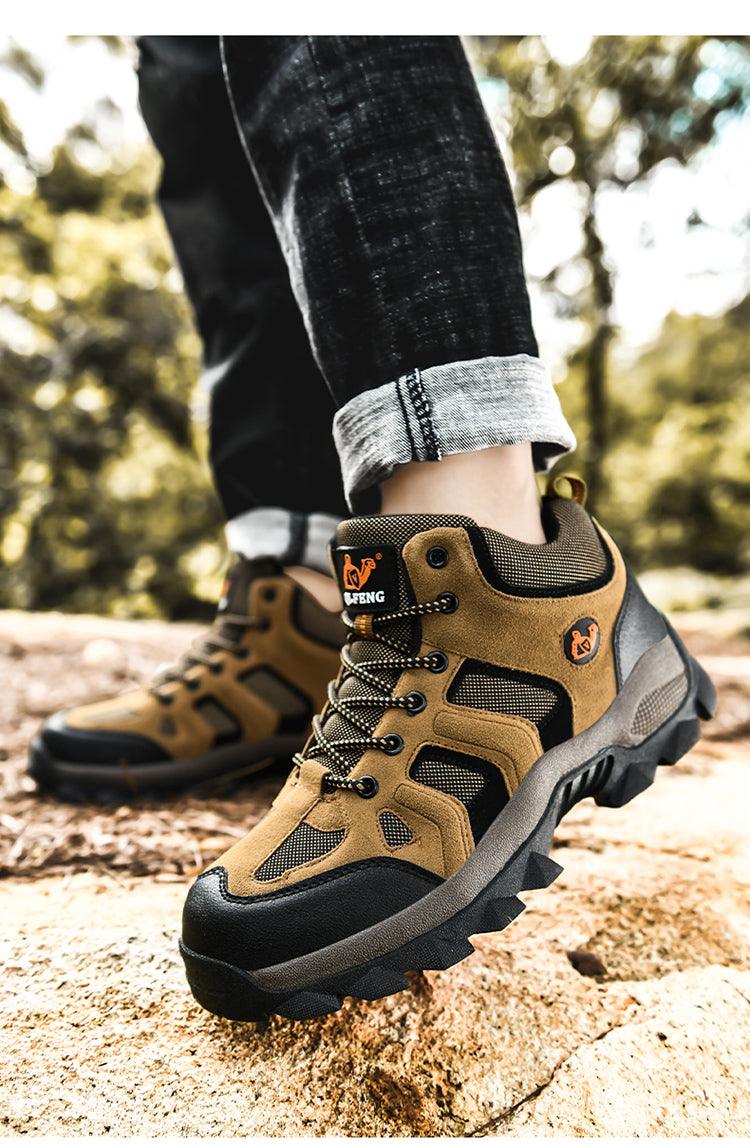 Men's Warm Fur Winter Hiking Boots
