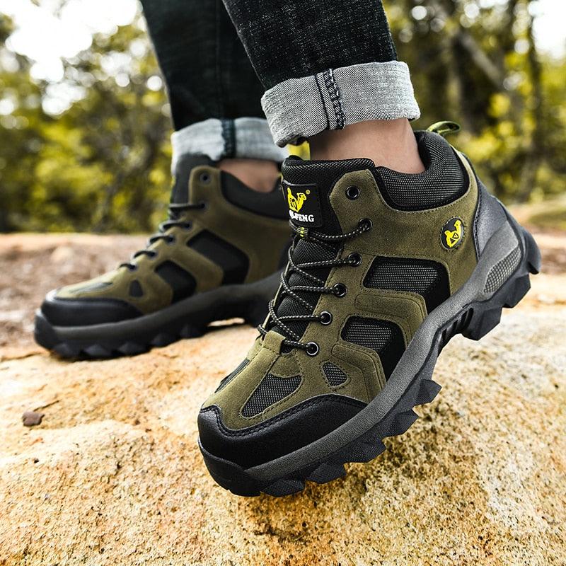 Men's Warm Fur Winter Hiking Boots