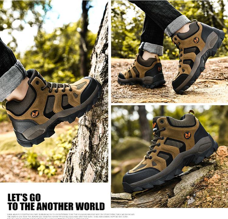 Men's Warm Fur Winter Hiking Boots