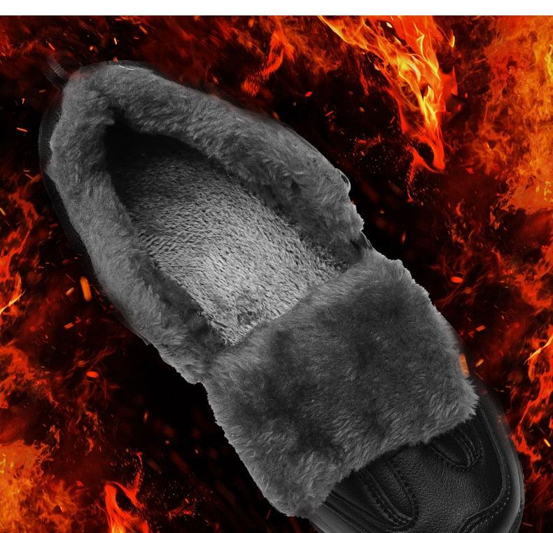 Men's Waterproof Fur-Lined Winter Hiking Boots